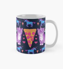Kittycorn Pizza-Regenbogen Tasse (Standard)