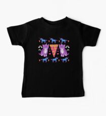 Kittycorn Pizza Rainbows Baby Tee
