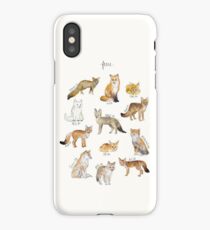Foxes iPhone Case
