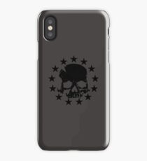 Black Skull Patriot iPhone Case