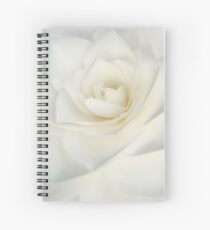 White Camellia Spiral Notebook