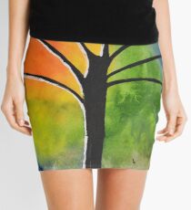 Sun Rise in the West Mini Skirt