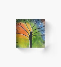 Sun Rise in the West Acrylic Block