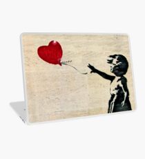 Banksy's Girl with a Red Balloon III Laptop Skin