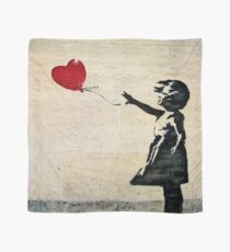 Banksy's Girl with a Red Balloon III Scarf