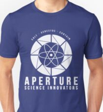 Portal Aperture Wissenschaft Slim Fit T-Shirt