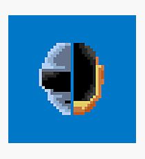 Daft Punk Pixelart Photographic Print