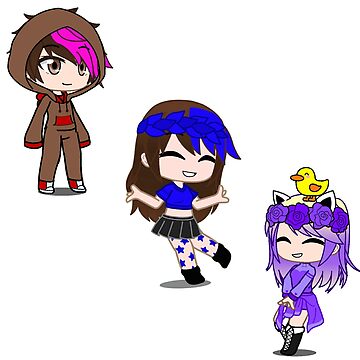 Tripack Oc ideas Gacha life girls. Tripack dolls from Gacha Club