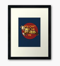 i don't care, i'm still free Framed Print