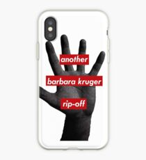 another barbara kruger rip-off iPhone Case