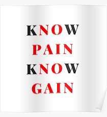 No Pain No Gain Poster