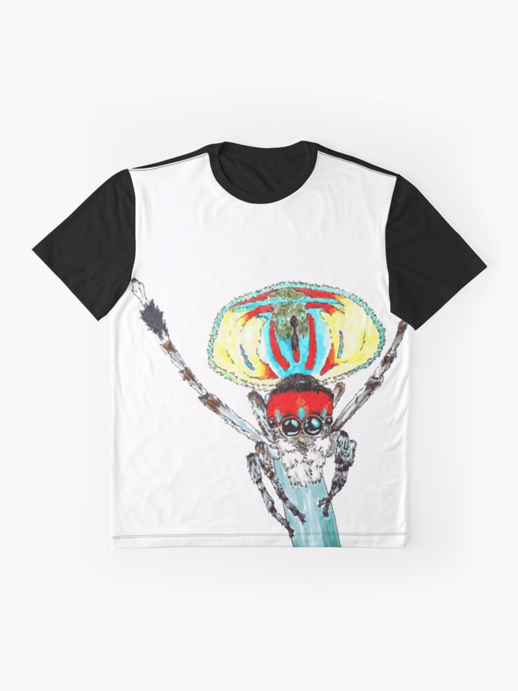 Alternate view of Peacock spider Maratus volans Graphic T-Shirt