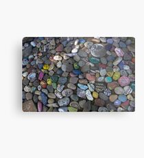 Stone me Metal Print