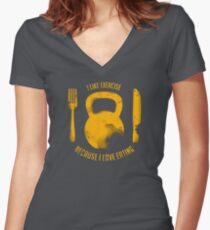 Brigitte Women's Fitted V-Neck T-Shirt