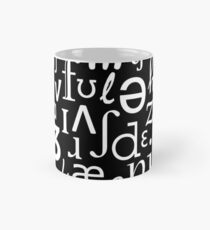 English Phonetic Sounds | Linguistics (Black) Mug