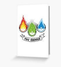 Pokemon - You Choose Greeting Card