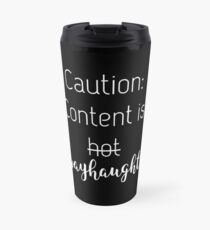 Content is wayhaught - black edition Travel Mug