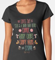 Buddy the Elf - The Four Main Food Groups Women's Premium T-Shirt