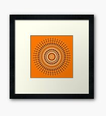 Full Fall Mandala Framed Print