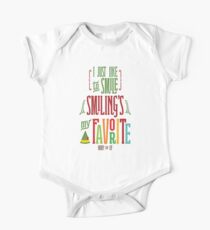 Buddy the Elf - Smiling's My Favorite! One Piece - Short Sleeve