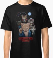 Camiseta clásica Cosas extrañas de piel