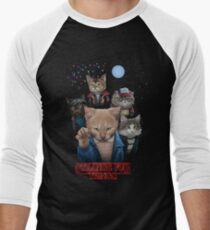 Strange Fur Things Men's Baseball ¾ T-Shirt