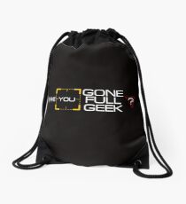 GoneFullGeek "Person of Interest" Drawstring Bag