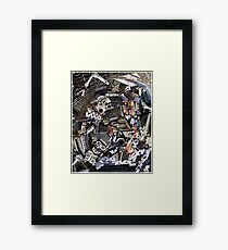 Analogue Technodelic, Sound Engineering Collage Framed Print