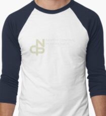 North Central Positronics Men's Baseball ¾ T-Shirt