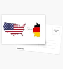 USA - Germany | Long Distance Love Postcards