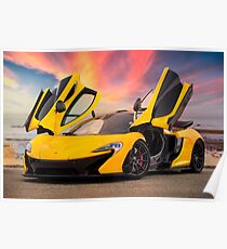 McLaren P1 at Sunset Poster