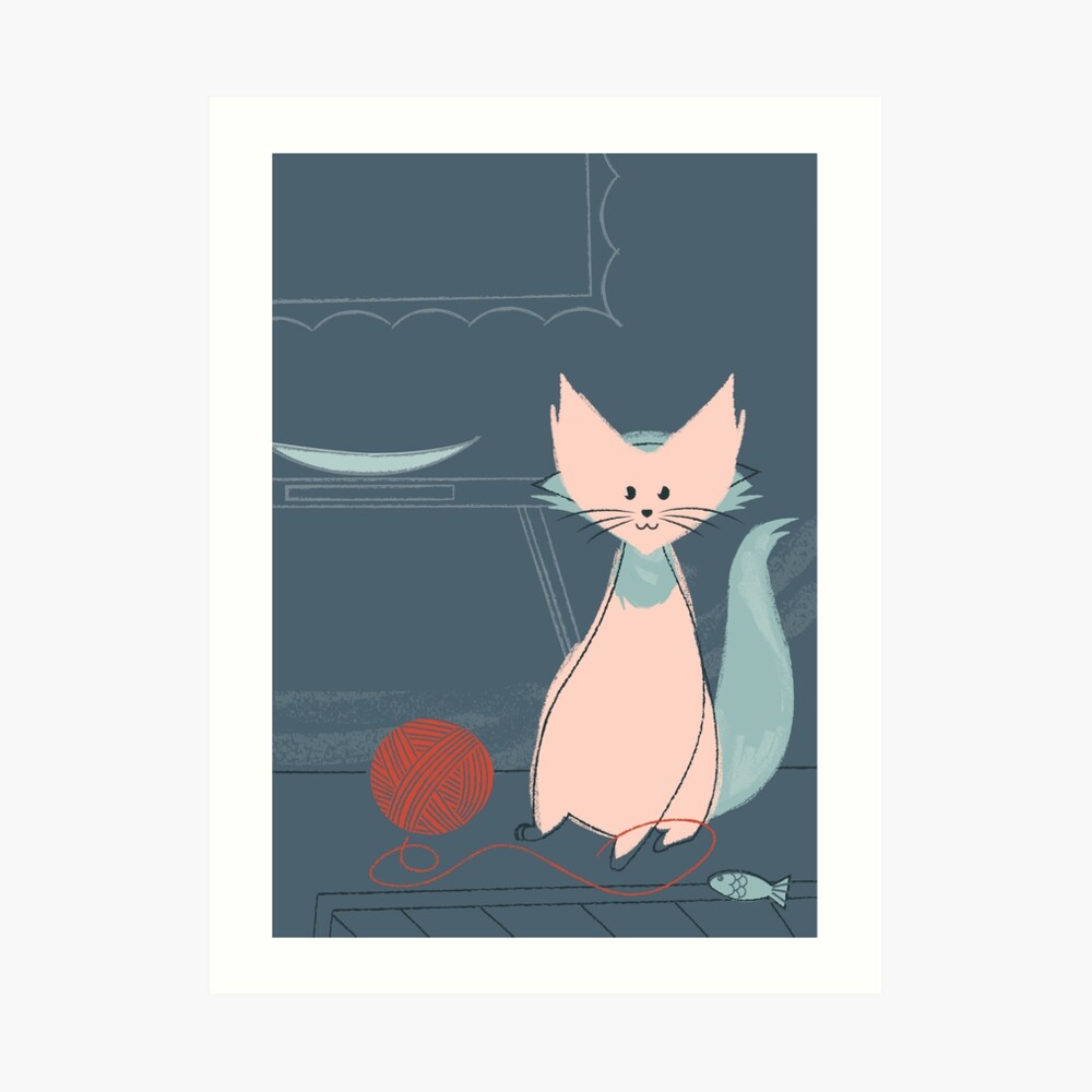Kitty Cat Art Print