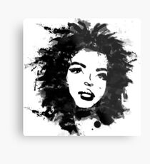 Lauryn Hill (monochrome) Metal Print