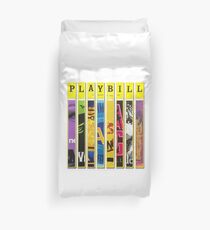 Custom Broadway Playbill Framed Art Collage Duvet Cover