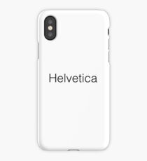 Helvetica iPhone Case