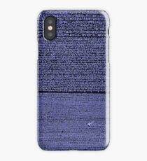 The Rosetta Stone Blue iPhone Case/Skin