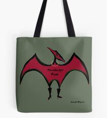 Pterodactyls Reign in Cherry Tote Bag