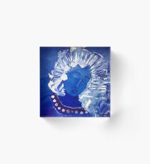 Blue Lady Acrylic Block