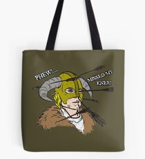 Arrow To The Knee Tote Bag