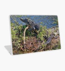 The Smiling Gator Laptop Skin