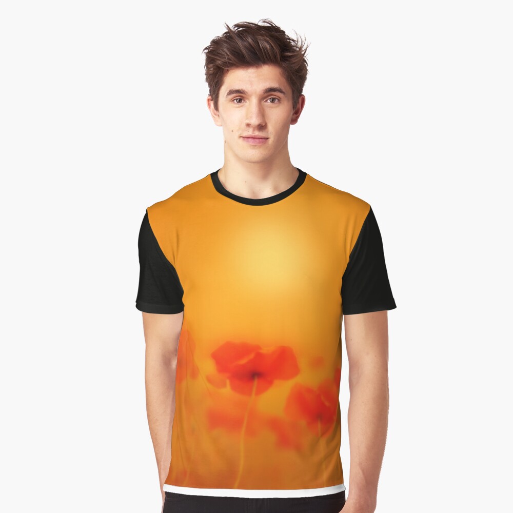 Poppies in gold Graphic T-Shirt