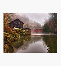 Morning At the Mill - McConnells Mill, PA Photographic Print