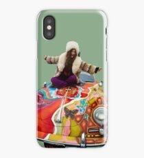 janis on her psychedelic porsche iPhone Case
