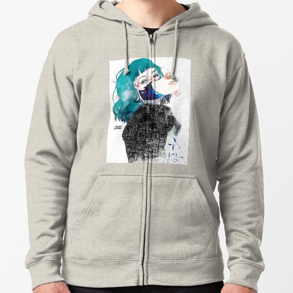If you shut me up by elenagarnu Zipped Hoodie