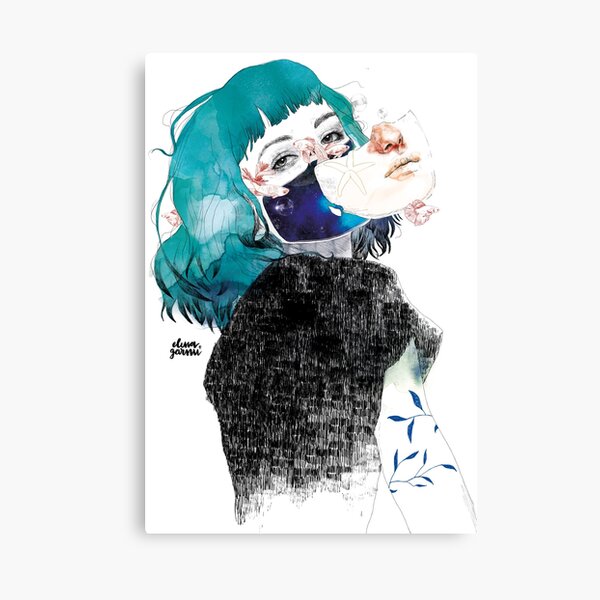 If you shut me up by elenagarnu Canvas Print