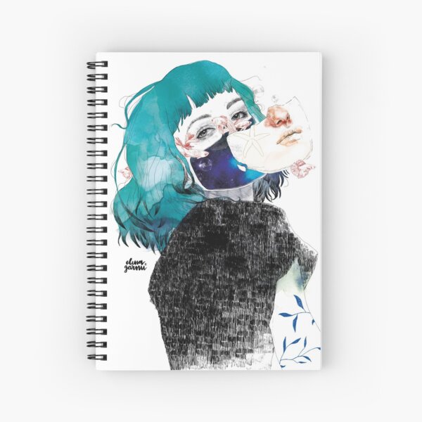 If you shut me up by elenagarnu Spiral Notebook