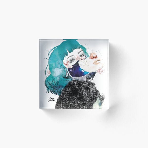 If you shut me up by elenagarnu Acrylic Block