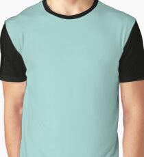 Blue Ground | Solid Colour Graphic T-Shirt