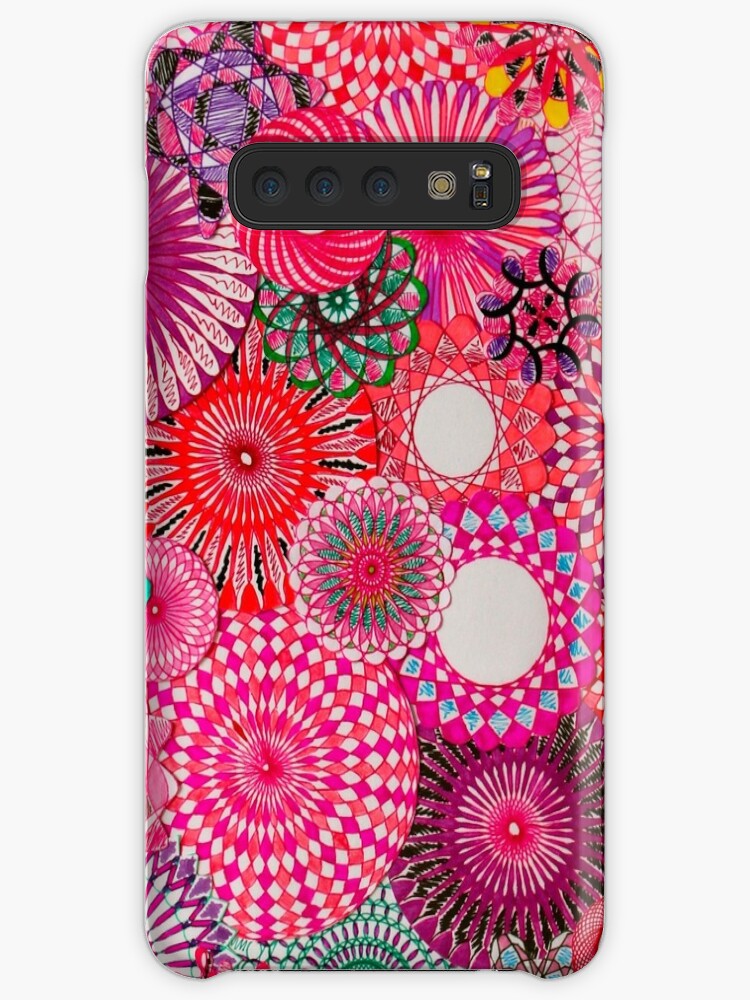 Childhood Dreams a colourful spirograph drawing! Samsung S10 Case