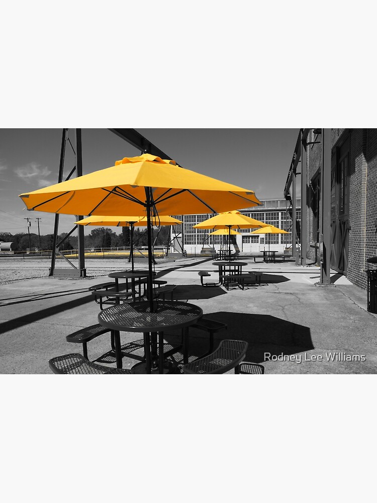 Yellow Umbrellas by Rodwilliams
